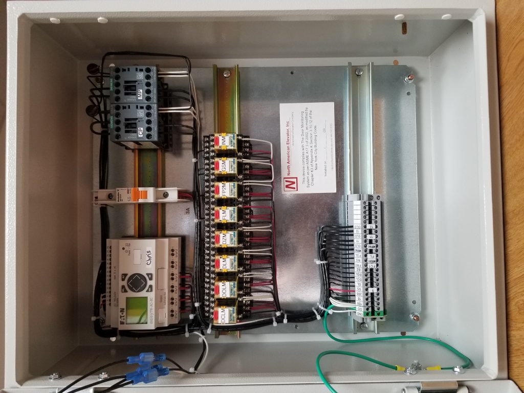 north american elevator door lock monitoring chip